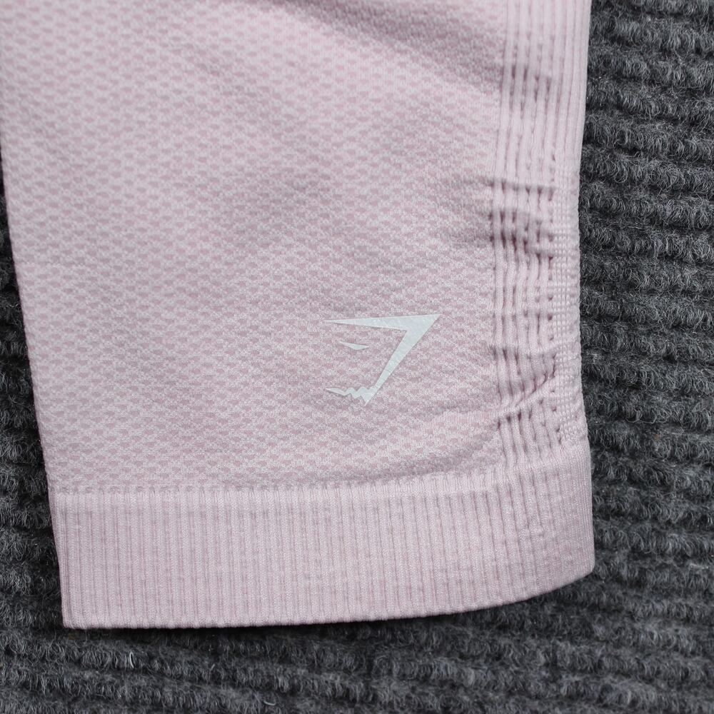 Gymshark Leggings Womens Small Pink Ombre Seamless High Waist - Picture 6 of 8